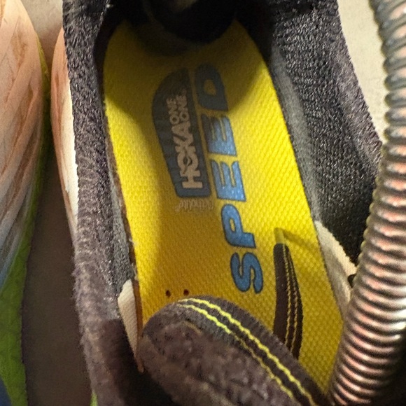 Hoka One One Clayton 8 Blue Green Running shoes - Picture 5 of 6